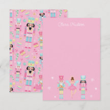 Navidades rosados simples, cazadores de nueces per