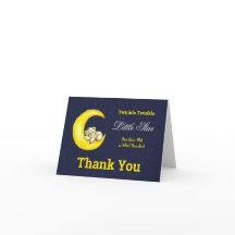 Navy Gold Twinkle Little Star Primer cumpleaños