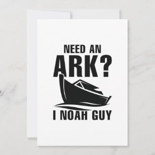 Tarjeta De Agradecimiento Necesito Un Arca Que Noah Guy