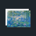 Tarjeta De Agradecimiento Nenúfares por Claude Monet<br><div class="desc">Claude Monet - Nenúfares,  1916-1919. Oscar-Claude Monet (1840-1926) fue un pintor francés y fundador de la pintura impresionista que se considera un precursor clave del modernismo,  especialmente en sus intentos de pintar la naturaleza como la percibía.</div>