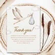 Neutral Stork Baby Shower – Gender Neutral Design