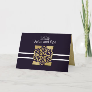 Tarjeta De Agradecimiento nevado púrpura Negocio Gracias Cartas