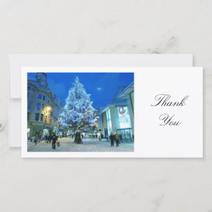 Tarjeta De Agradecimiento Nieve en Cardiff - Gracias