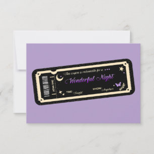 Tarjeta De Agradecimiento  Night coupon