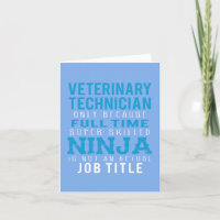 Ninja Humor, técnico veterinario