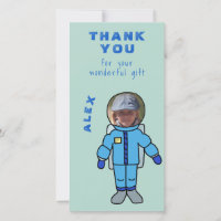 Niño Astronauta Gracias Inserta tu Rostro