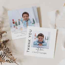 Tarjeta De Agradecimiento Niños 2 Foto Gracias