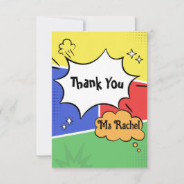 Tarjeta De Agradecimiento Niños Adorables