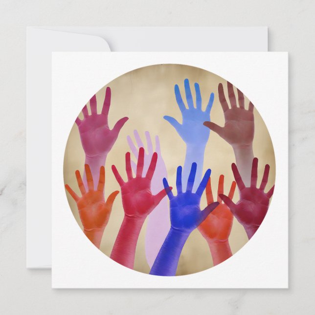 Tarjeta De Agradecimiento No 02, Movimiento y unidad (Anverso)