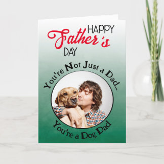 Tarjeta De Agradecimiento No eres solo un papá... eres un perro que papá per