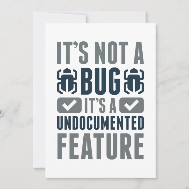 Tarjeta De Agradecimiento No es un error (Anverso)
