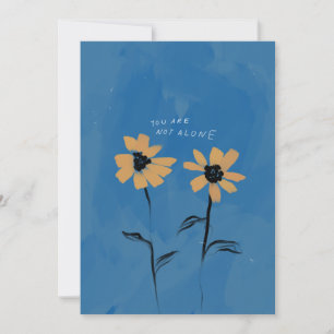 Tarjeta De Agradecimiento No Estás Solo - Amistad Solidaria