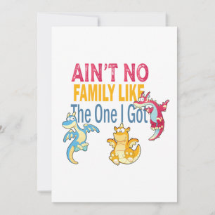 Tarjeta De Agradecimiento No hay familia como la que tengo