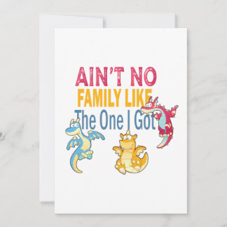 Tarjeta De Agradecimiento No hay familia como la que tengo