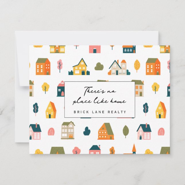 Tarjeta De Agradecimiento No hay un lugar como el hogar (Anverso)