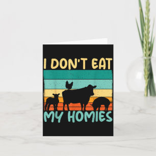 Tarjeta De Agradecimiento No Me Como A Mis Cuates Amante De Los Animales Ama