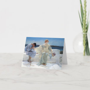Tarjeta De Agradecimiento No me preguntes más por Alma Tadema Boda