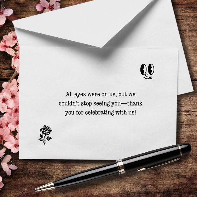 Tarjeta De Agradecimiento No podíamos dejar de verte Boda (Subido por el creador)