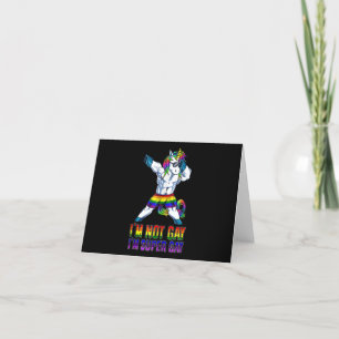 Tarjeta De Agradecimiento No soy gay, soy super gay