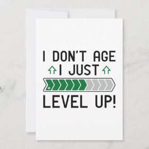 Tarjeta De Agradecimiento No tengo edad, solo me levanto