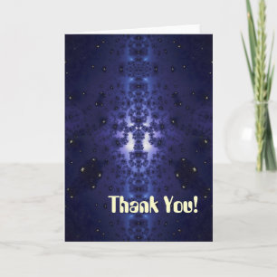 Tarjeta De Agradecimiento Noche de estrellas