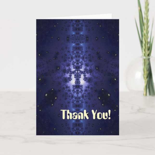 Tarjeta De Agradecimiento Noche de estrellas (Anverso)
