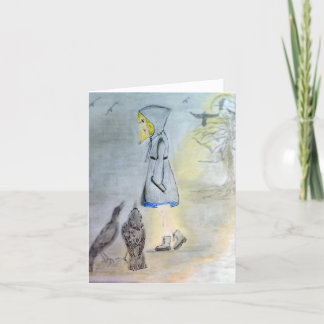 Tarjeta De Agradecimiento Noche de niebla