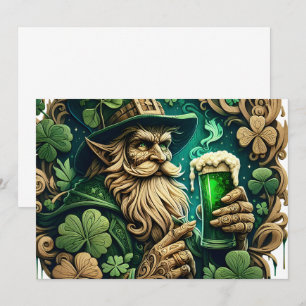 Tarjeta De Agradecimiento Noche encantada de la tostada de Ale A Leprechauns