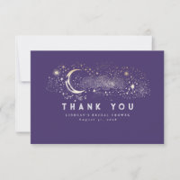 Noche estrellada Crescent Moon Small Gracias