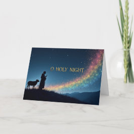 Tarjeta De Agradecimiento Noche Santa – Luz de Amor