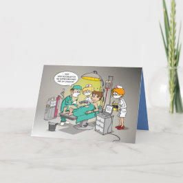 Tarjeta De Agradecimiento Nog even uw operatie googelen. kaart