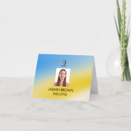 Tarjeta De Agradecimiento nombre de fondo mágico Personalizado 