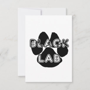Tarjeta De Agradecimiento nombre LR pata negra