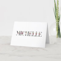 Nombre Michelle.