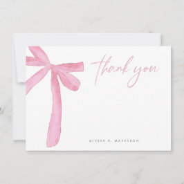 Tarjeta De Agradecimiento Nombre personalizable Arco Rosa Bodas Despedida de