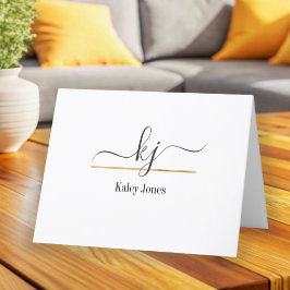Tarjeta De Agradecimiento Nombre personalizado | Del Escritorio De