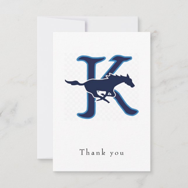 Tarjeta De Agradecimiento Nombre personalizado del logotipo (Anverso)