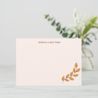 Nombres de bodas personalizadas de Boho Earthy Vin