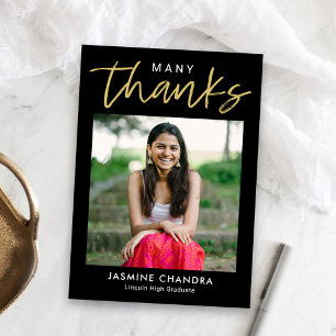 Tarjeta De Agradecimiento Notablemente Guay Editable Color Graduation Gracia