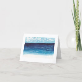 Tarjeta De Agradecimiento Notecard costero