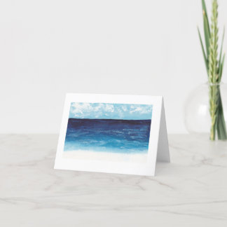 Tarjeta De Agradecimiento Notecard costero