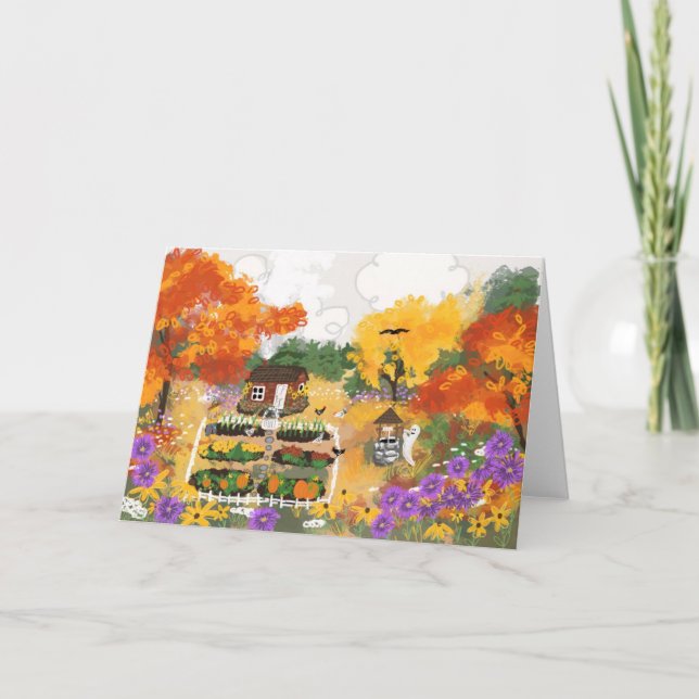 Tarjeta De Agradecimiento Notecard de caída doblada (Anverso)