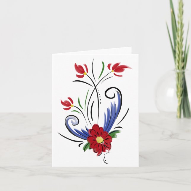 Tarjeta De Agradecimiento Notecard en blanco (Anverso)