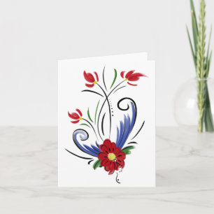 Tarjeta De Agradecimiento Notecard en blanco