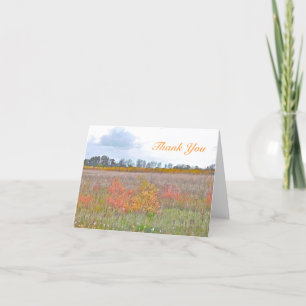 TARJETA DE AGRADECIMIENTO NOTECARD, "GRACIAS" LANDSCAPE