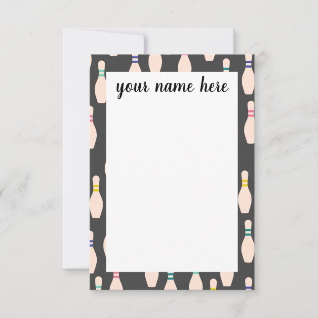 Tarjeta De Agradecimiento Notecards de bolas personalizadas (Anverso)