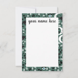 Tarjeta De Agradecimiento Notecnológicos de modos de Gótico personalizados