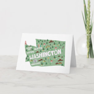 Tarjeta De Agradecimiento Notecnológicos de Washington State