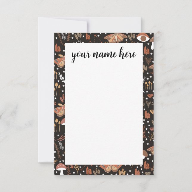 Tarjeta De Agradecimiento Notecnológicos de Woodland personalizados (Anverso)