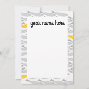 Tarjeta De Agradecimiento Notecnos de pescado personalizados